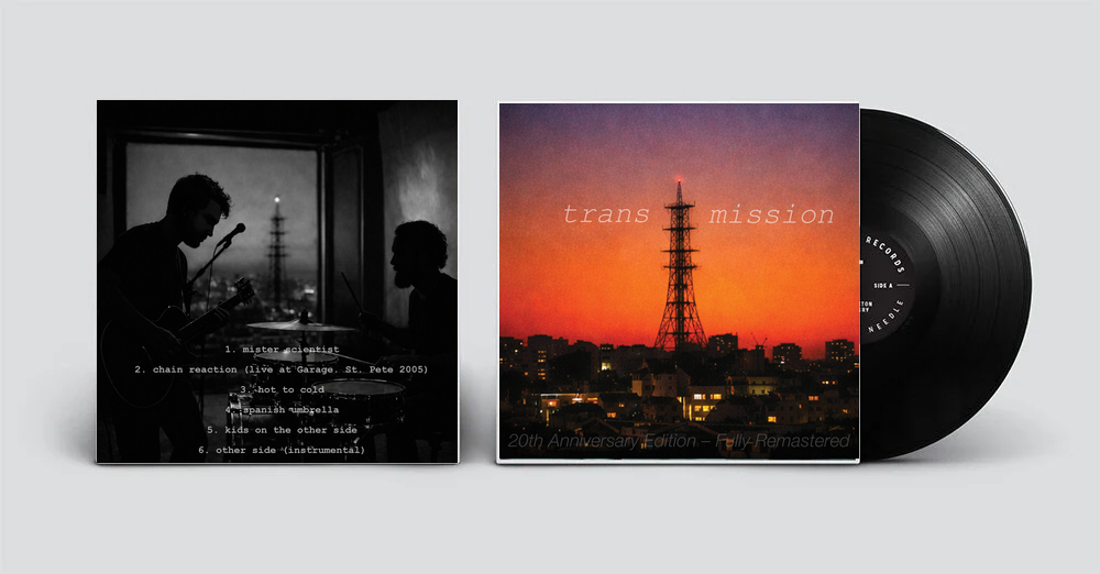 TRANS-MISSION vinyl record mockup